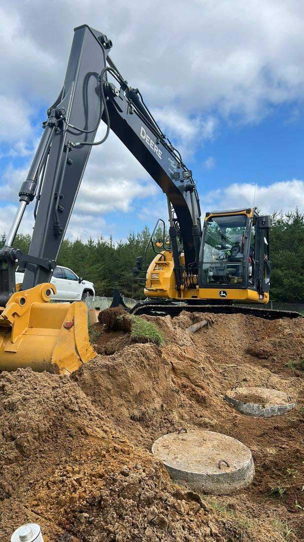 Pose de fosse septique Larouche